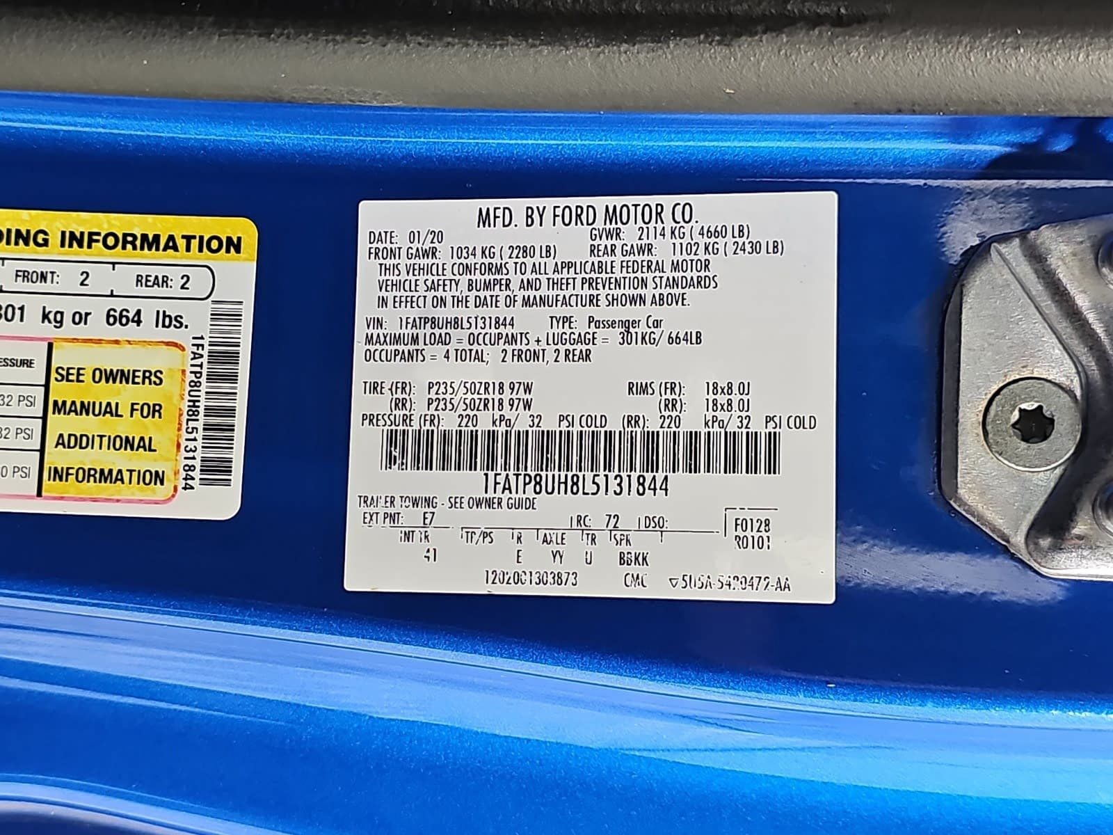2020 Ford Mustang EcoBoost Premium