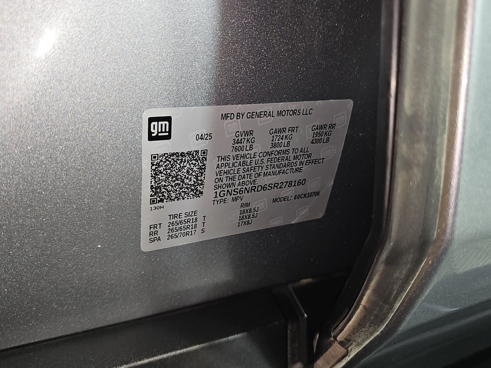 2025 Chevrolet Tahoe LT