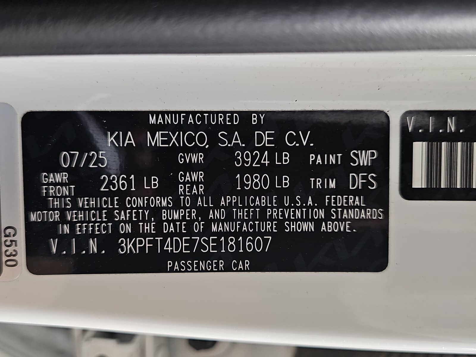 2025 Kia K4 LX