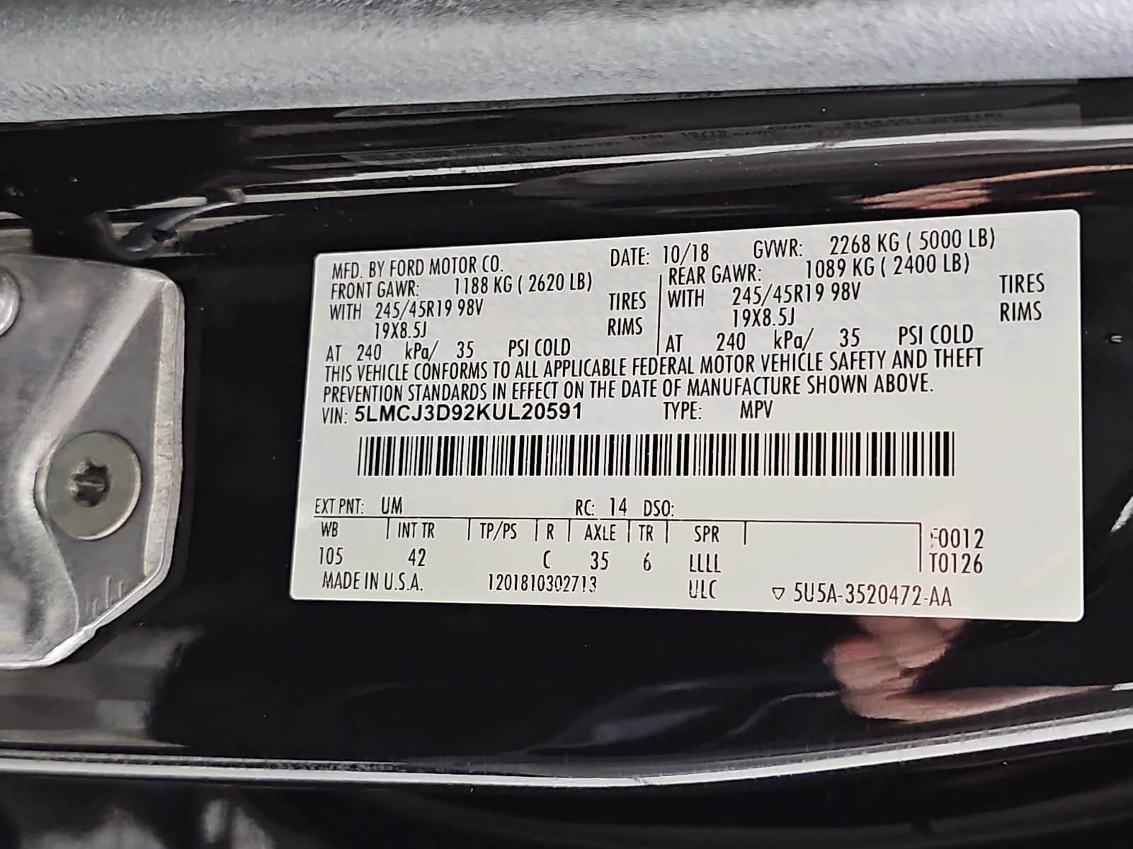 2019 Lincoln MKC Reserve