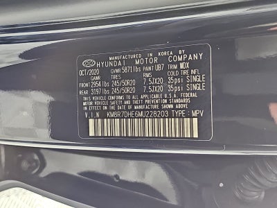 2021 Hyundai Palisade Calligraphy