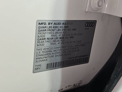 2022 Audi Q7 45 Premium quattro