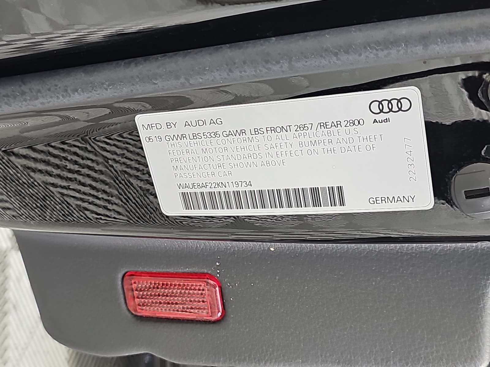 2019 Audi A6 2.0T Premium Plus quattro