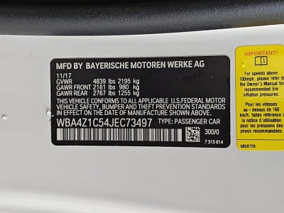 2018 BMW 4 Series 430i