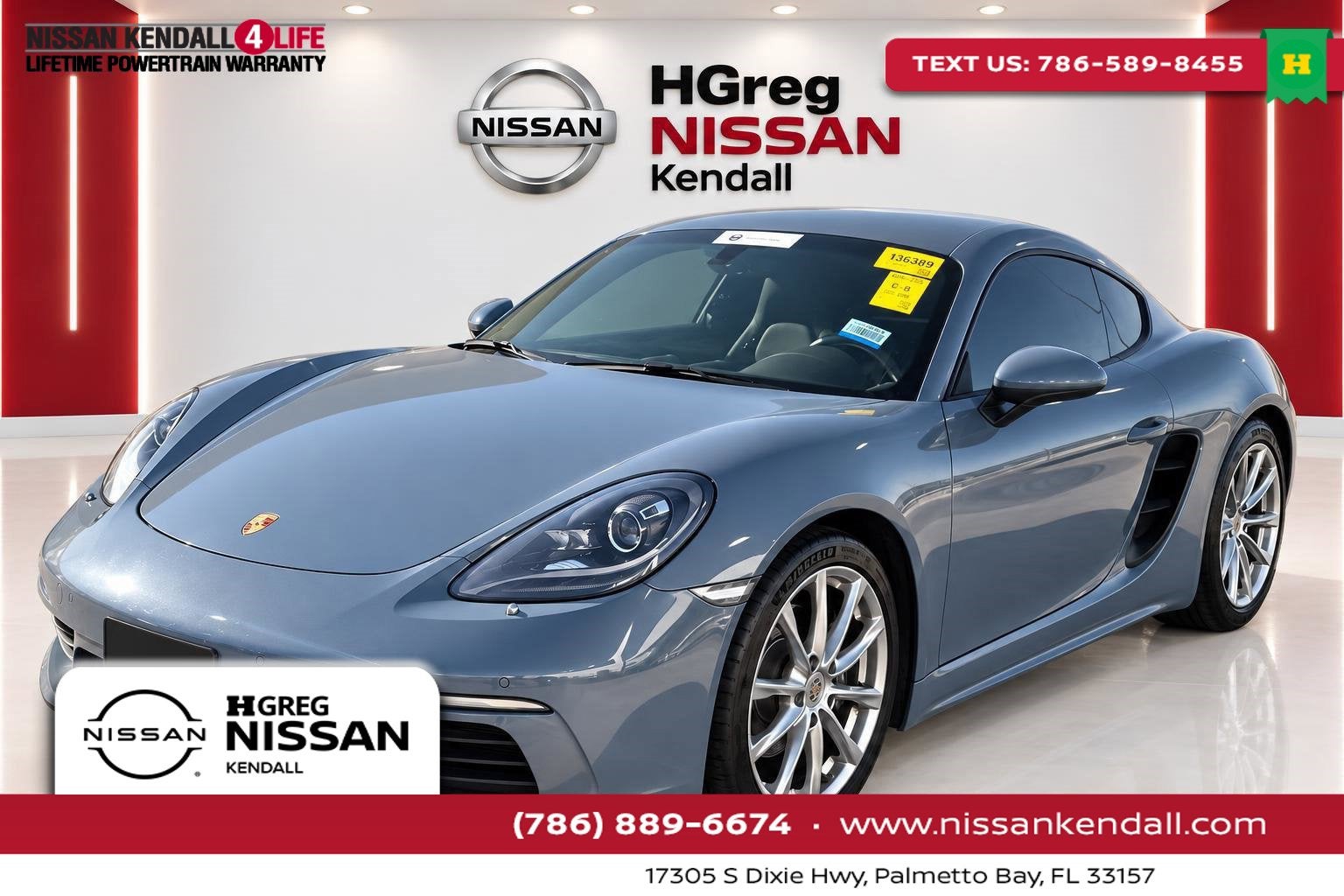 2018 Porsche 718 Cayman Base