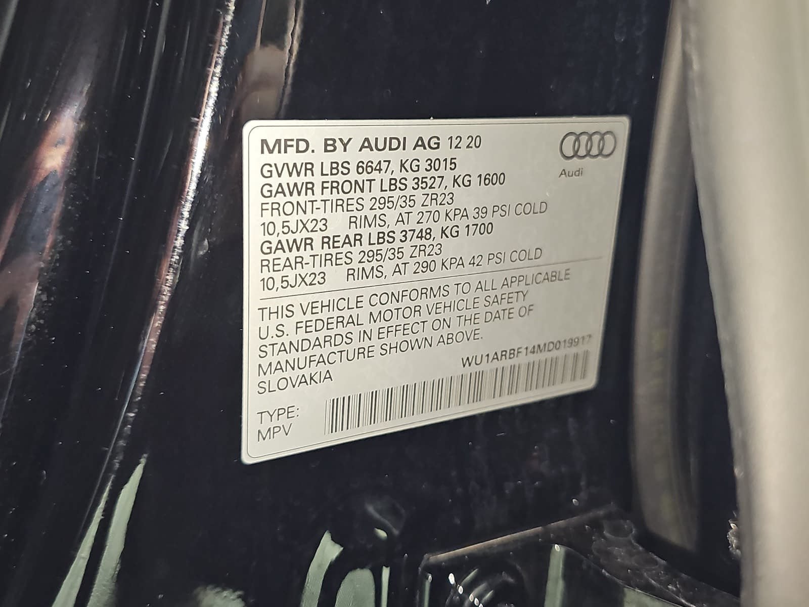 2021 Audi RS Q8 4.0T quattro