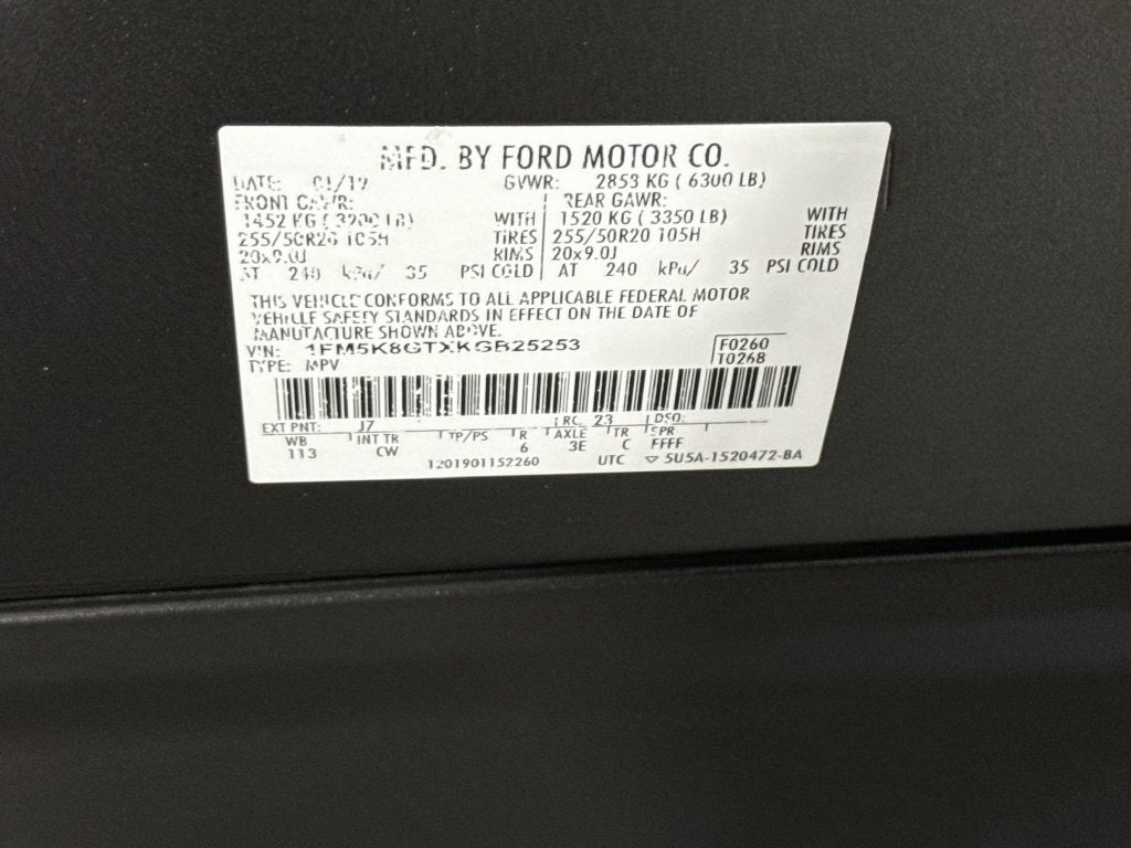 2019 Ford Explorer Sport