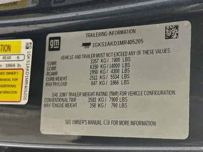 2021 GMC Yukon SLE