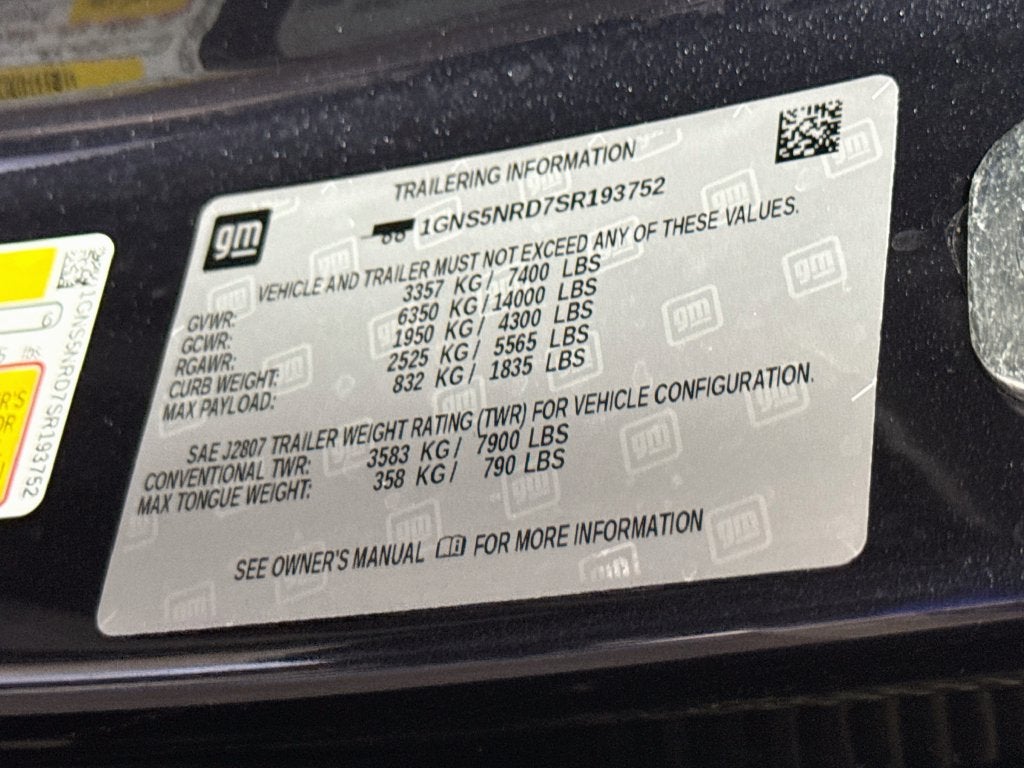 2025 Chevrolet Tahoe LT