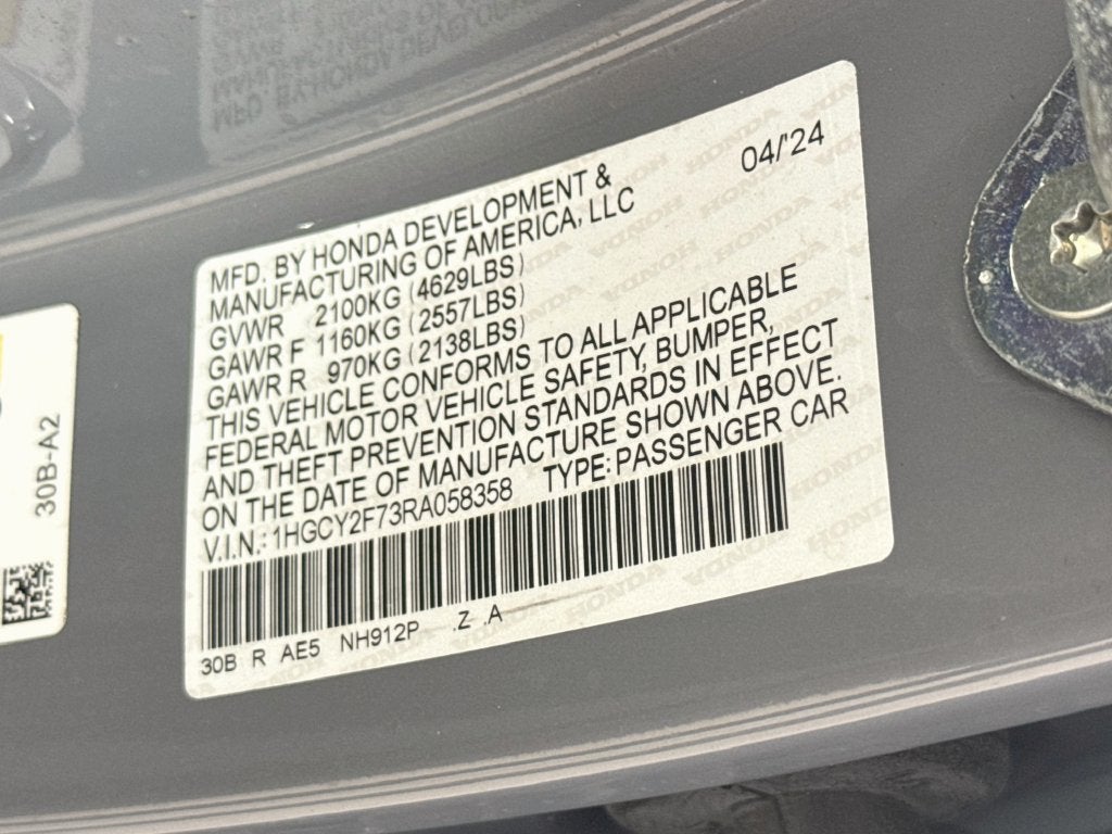 2024 Honda Accord Hybrid Sport-L