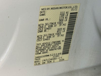 2021 Nissan Titan SV