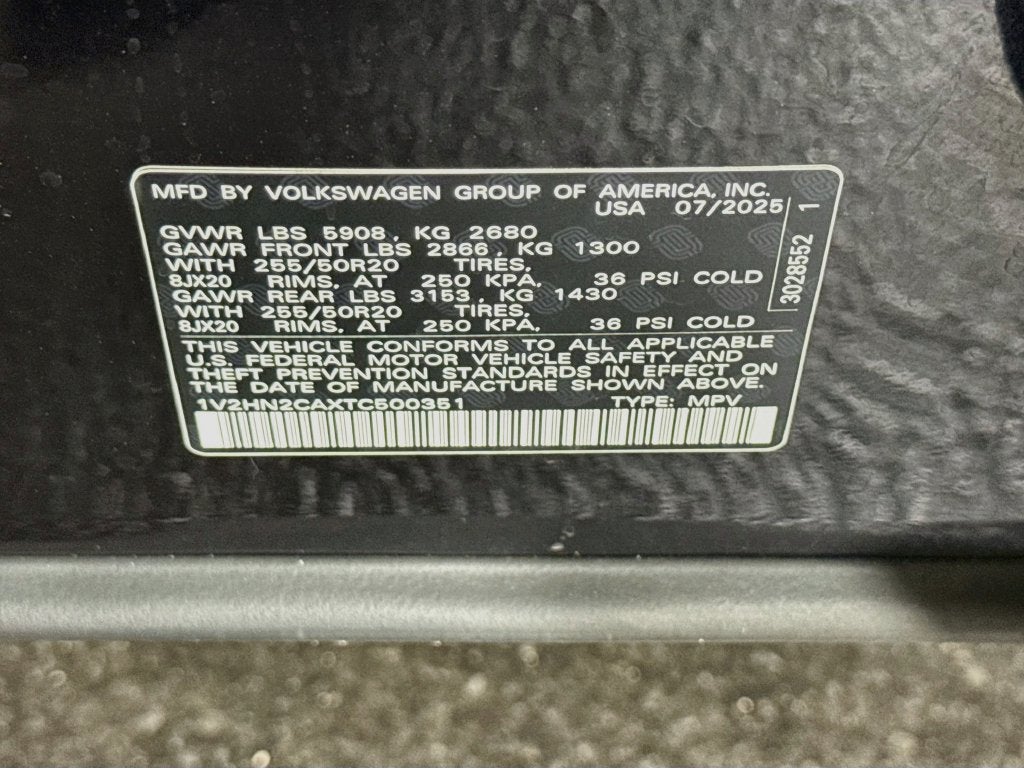 2026 Volkswagen Atlas SE w/Technology