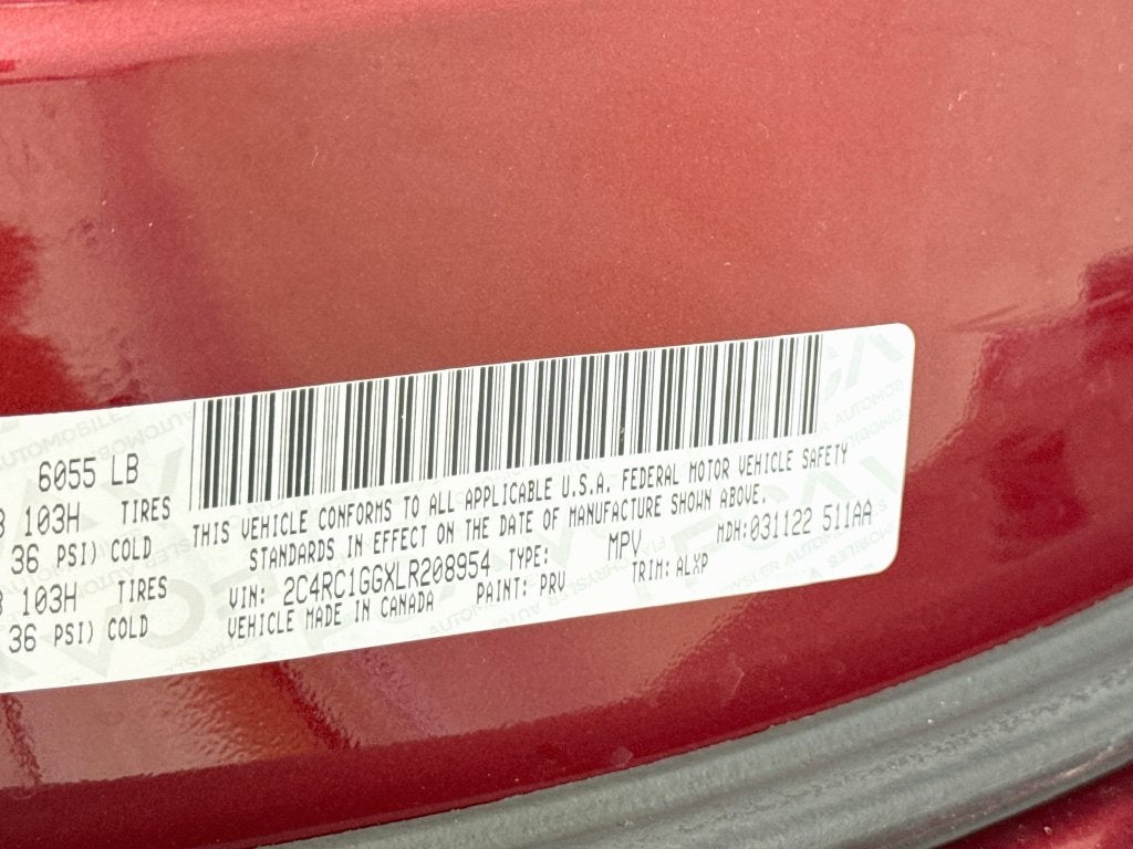 2020 Chrysler Pacifica Limited