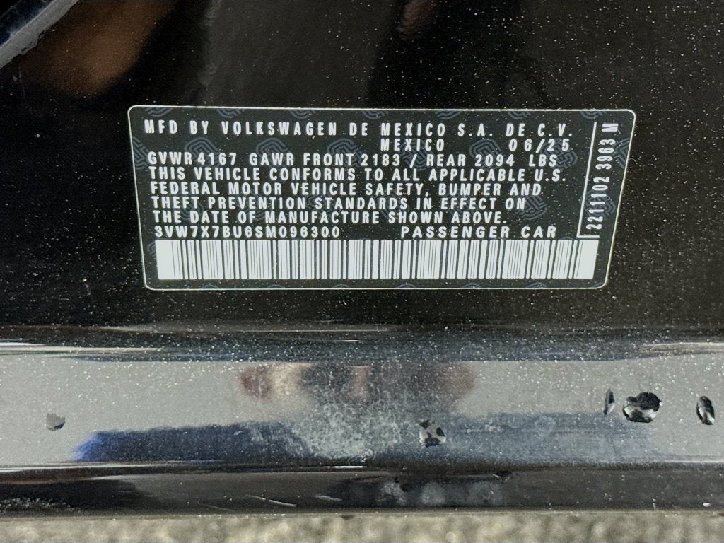 2025 Volkswagen Jetta 1.5T SE