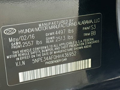 2017 Hyundai Sonata Limited