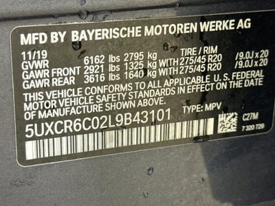 2020 BMW X5 xDrive40i