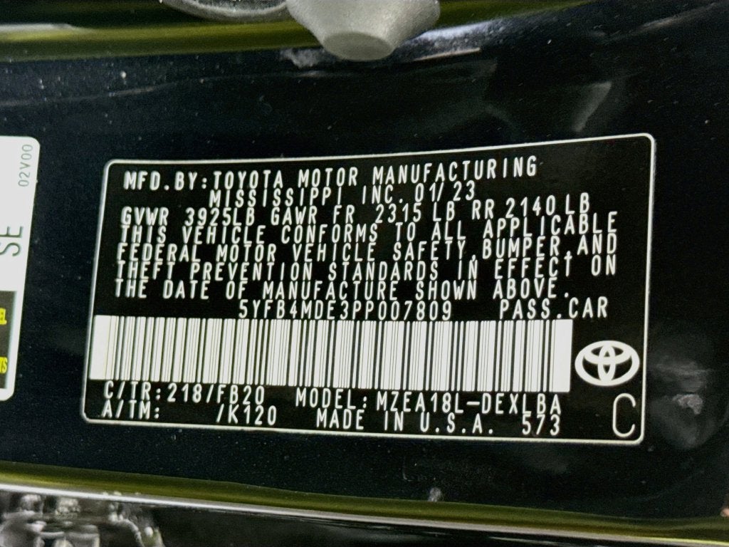 2023 Toyota Corolla LE