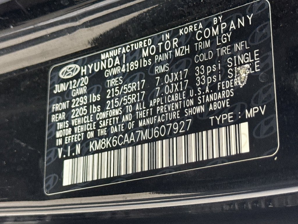 2021 Hyundai Kona SEL Plus