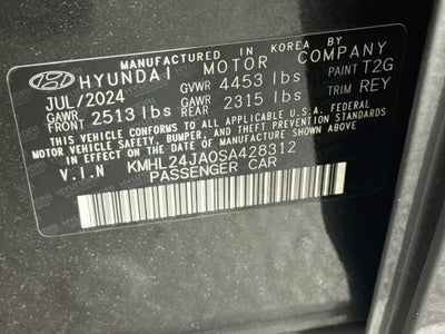 2025 Hyundai Sonata SE