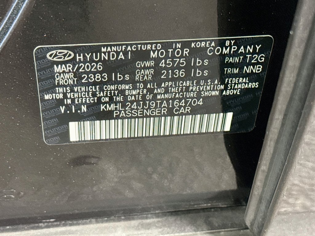 2026 Hyundai Sonata Hybrid Blue