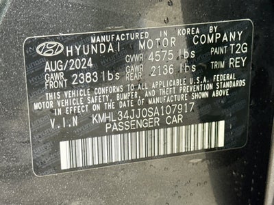 2025 Hyundai Sonata Hybrid SEL