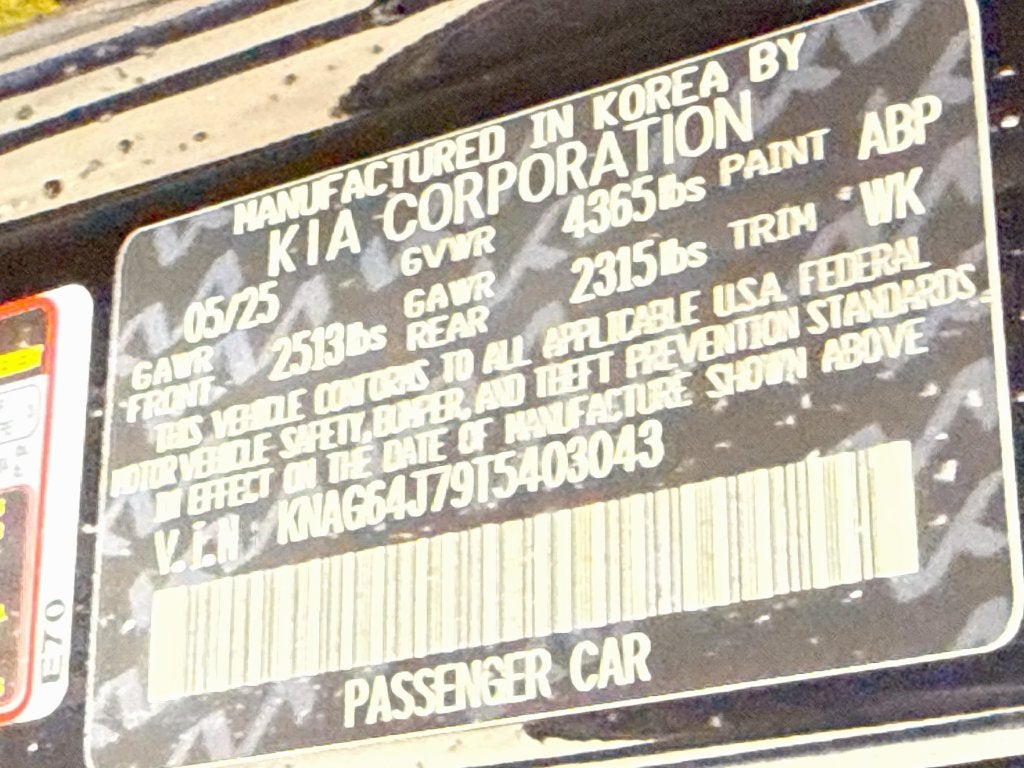2026 Kia K5 GT-Line