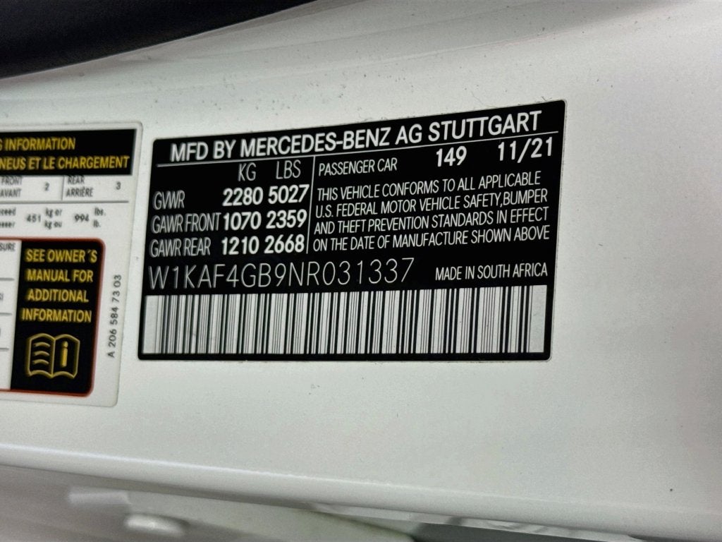 2022 Mercedes-Benz C-Class C 300
