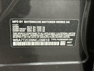 2022 BMW 7 Series 740i