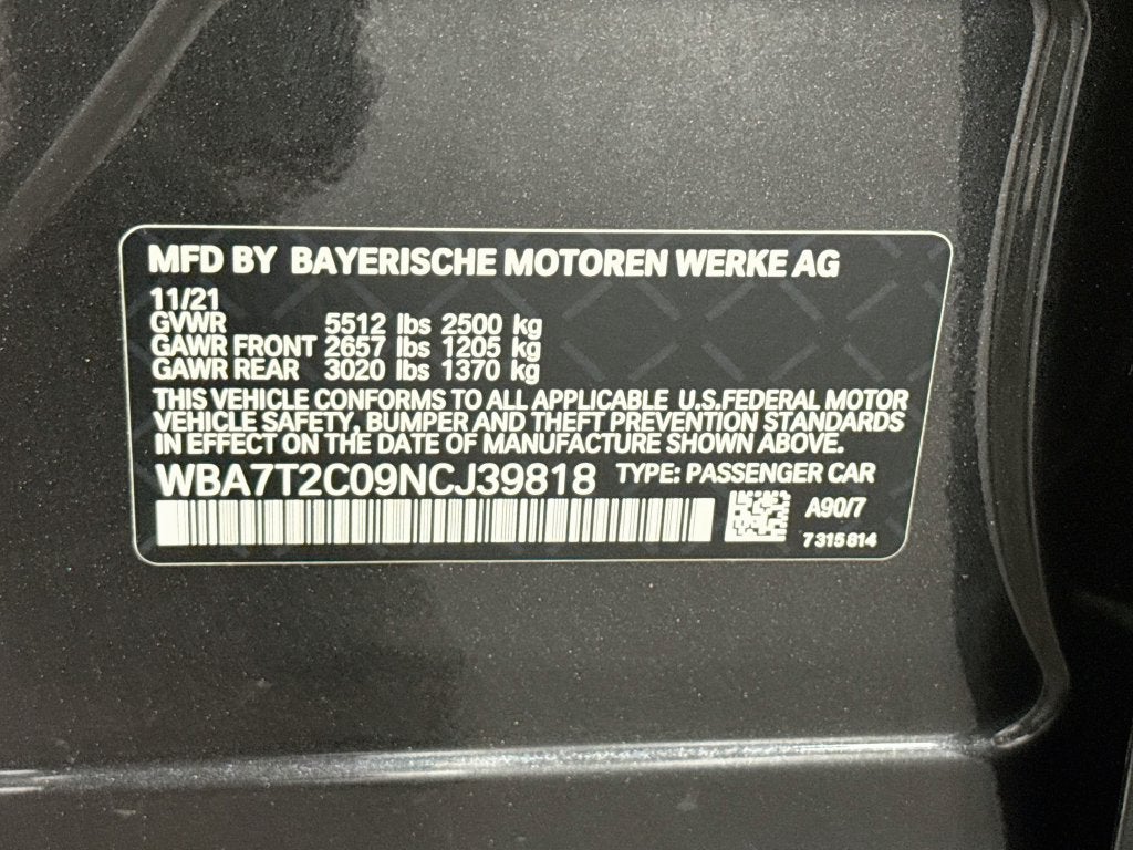 2022 BMW 7 Series 740i