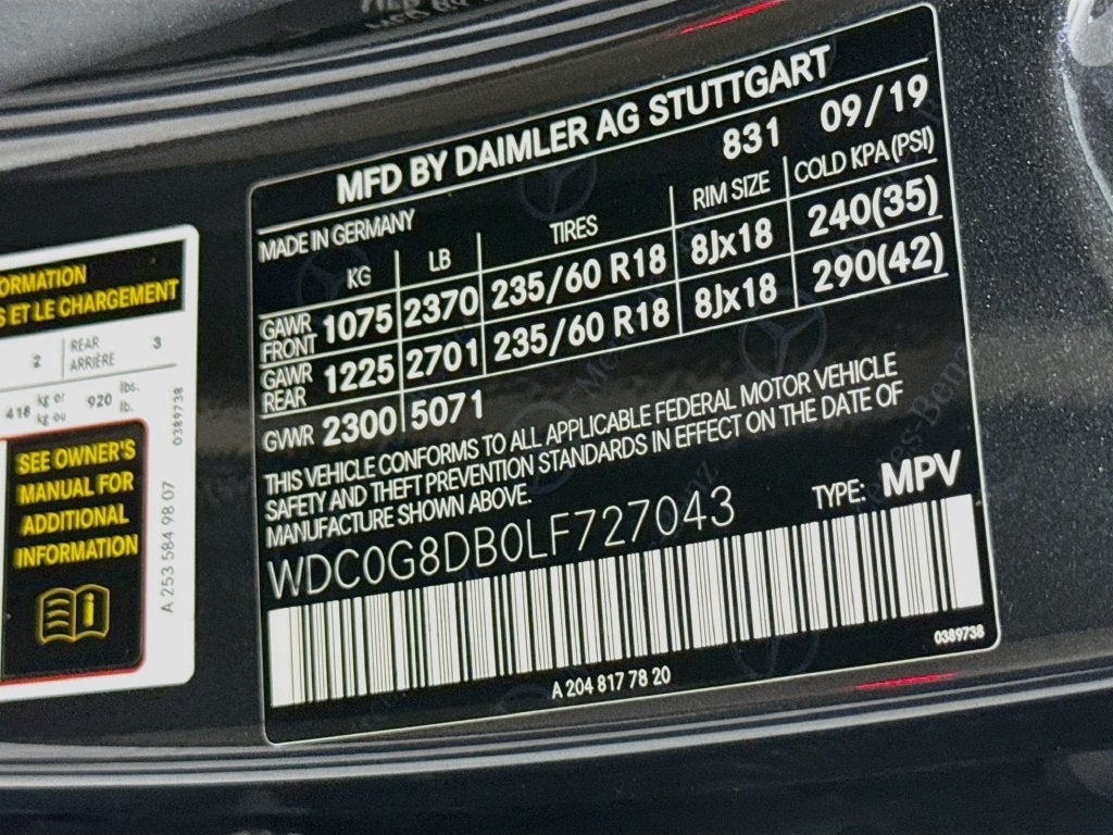 2020 Mercedes-Benz GLC GLC 300