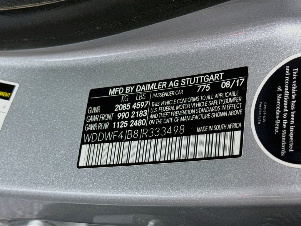 2018 Mercedes-Benz C-Class C 300