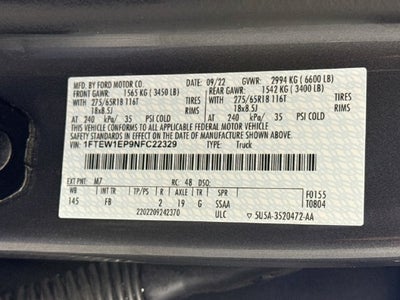 2022 Ford F-150 XLT