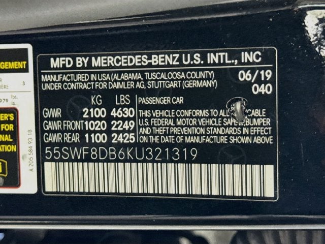 2019 Mercedes-Benz C-Class C 300