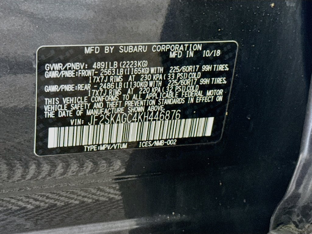 2019 Subaru Forester Premium