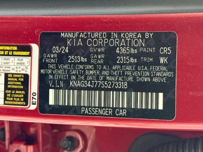 2025 Kia K5 EX