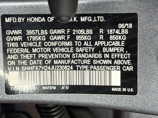 2018 Honda Civic LX