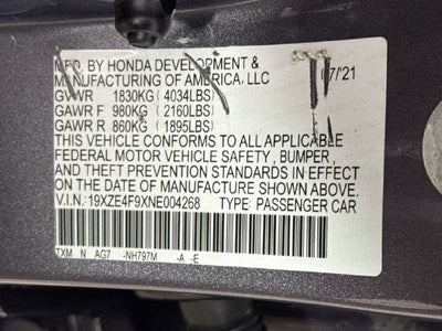 2022 Honda Insight Touring