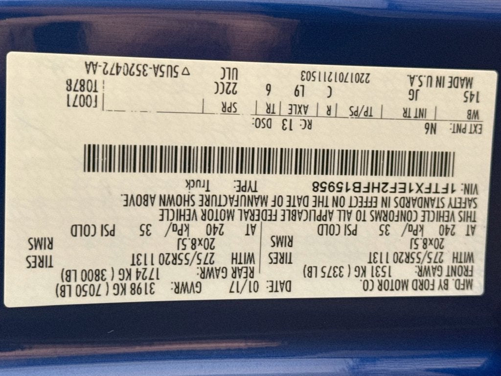 2017 Ford F-150 XL