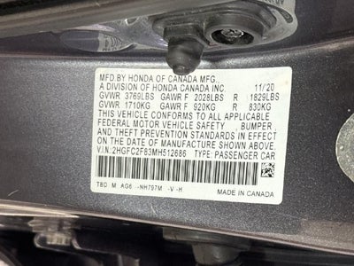 2021 Honda Civic Sport