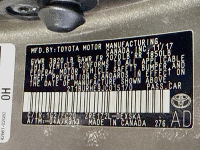 2018 Toyota Corolla SE