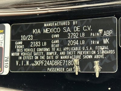 2024 Kia Forte LXS