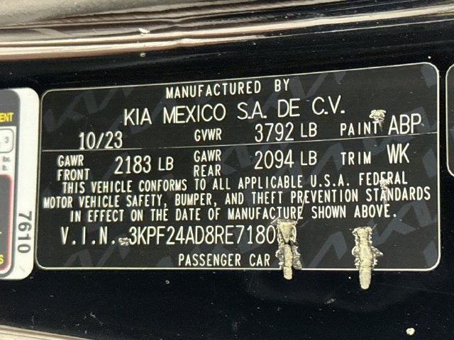 2024 Kia Forte LXS