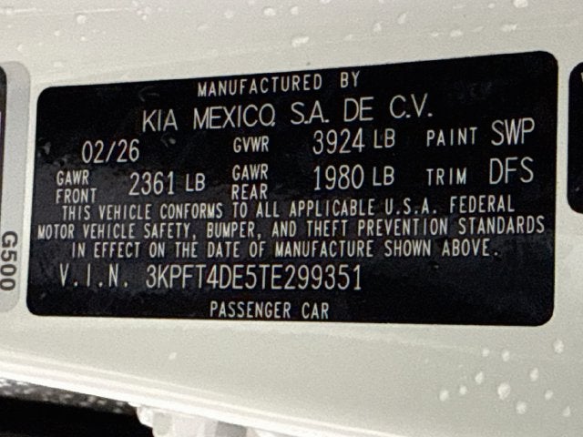 2026 Kia K4 LXS