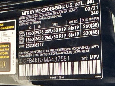 2021 Mercedes-Benz GLE GLE 350 4MATIC®