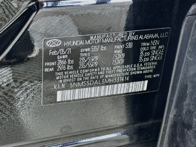 2021 Hyundai Santa Fe Calligraphy