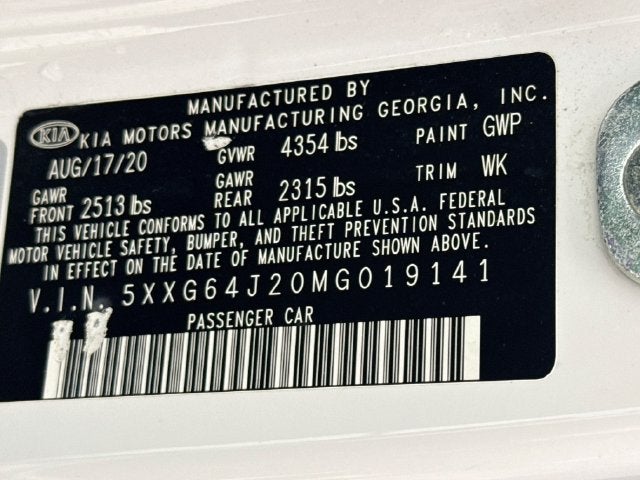 2021 Kia K5 GT-Line