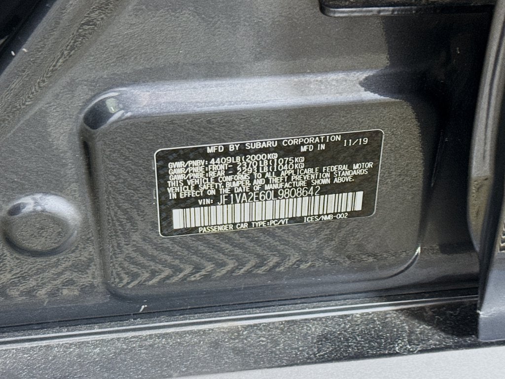 2020 Subaru WRX STi