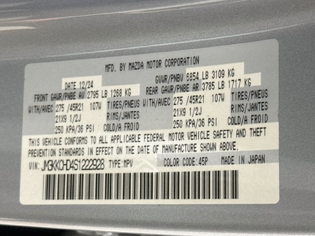 2025 Mazda Mazda CX-90 3.3 Turbo Premium