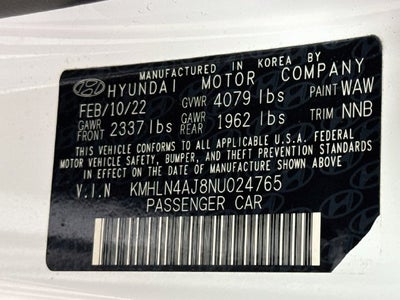 2022 Hyundai Elantra Hybrid Limited