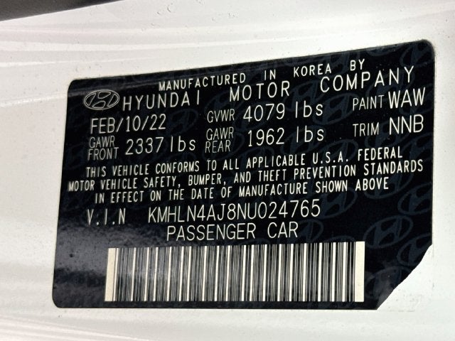 2022 Hyundai Elantra Hybrid Limited